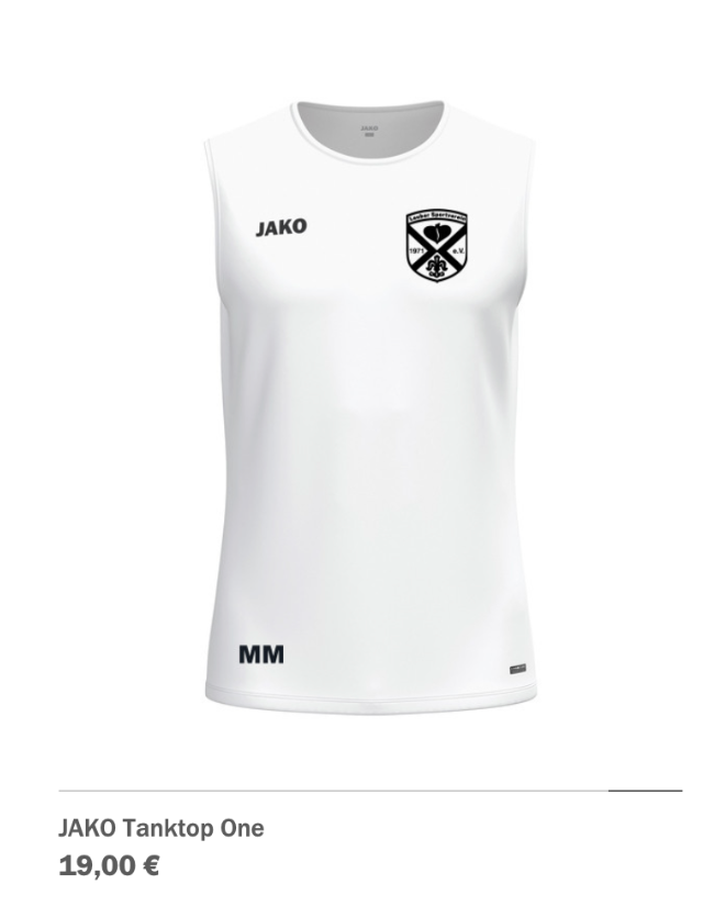 JAKO Tanktop One (Weiß)